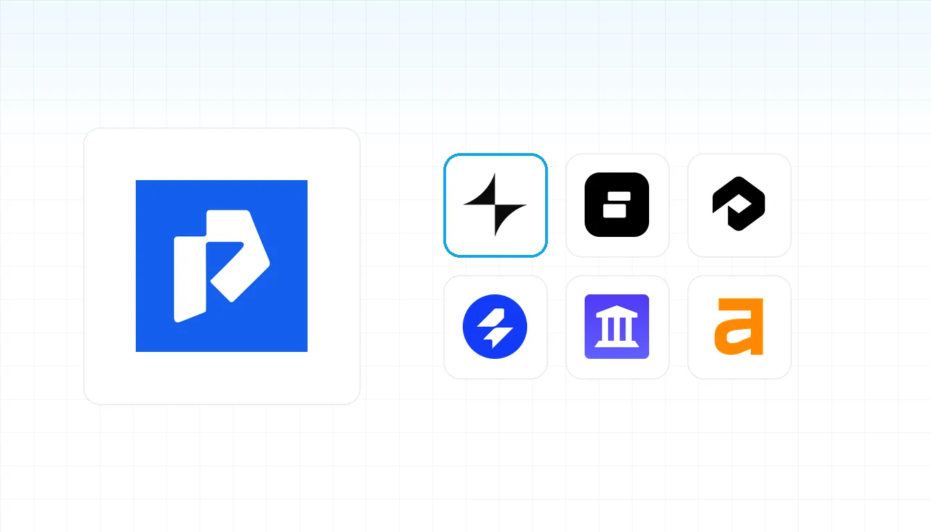Promptwatch's logo beside a grid of alternative GEO tools — BrandAxis highlighted first, with Peec, Profound, SE Ranking, AthenaHQ, and Ahrefs.
