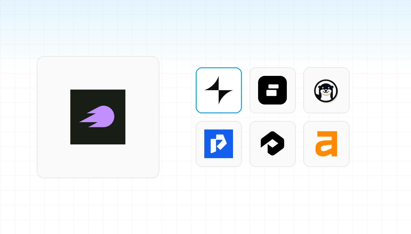 Semrush's logo beside a grid of alternative AI visibility tools — BrandAxis highlighted first, with Peec AI, Otterly, Promptwatch, Profound and Ahrefs.
